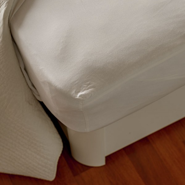 Sábana bajera, 10 unids. Blanca algodón cama de 105 Sábana bajera, 10 unids. Blanca algodón cama de 105