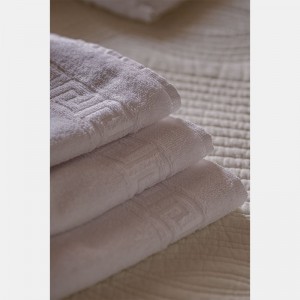 White hand towel 100% cotton, 450 gr/m2