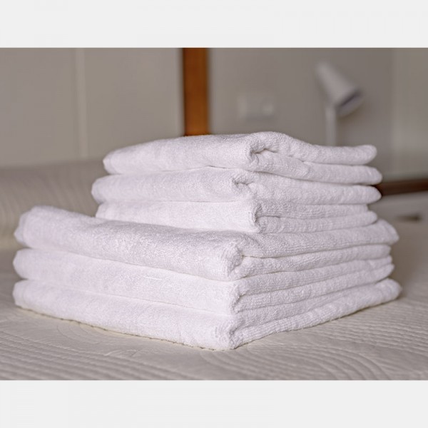 Toalla blanca baño 100% algodón, 5000gr/m2 Toalla blanca baño 100% algodón, 5000gr/m2