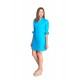 Uniforme negro mujer tipo bata