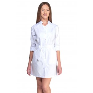 Uniforme blanco mujer tipo bata